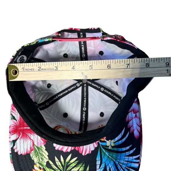 Double Portion Supply Hawaiian Baseball Cap Tropical Floral Adjustable Men Hat - Picture 7 of 7